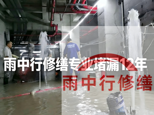 合肥某污水处理厂钢筋混凝土池堵漏案例