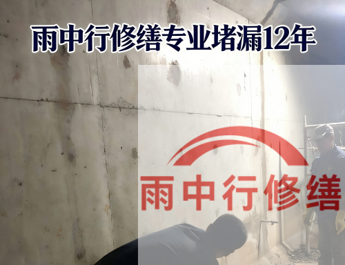 合肥某商场电梯井堵漏案例