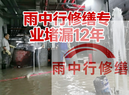 合肥中国五矿某大型污水处理厂堵漏案例